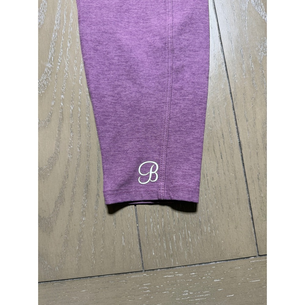 Bombshell Sportswear Leggings Womens Small Purple Heathered Scrunch Butt Pockets - Picture 3 of 13
